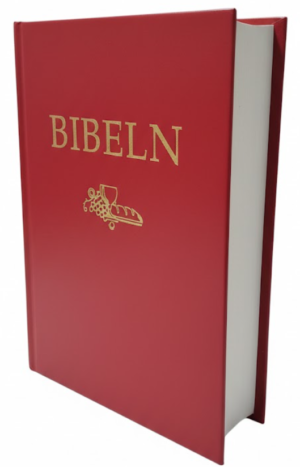 Bibeln – Swedish Folkbibeln (Medium Format, Red Hardcover)
