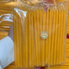 Hand-Dipped Yellow Beeswax Tapers(17.5cm x 0.5cm)