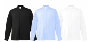 Premium Tab Collar Clerical Comfort Shirt