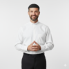Premium Tab Collar Clerical Comfort Shirt