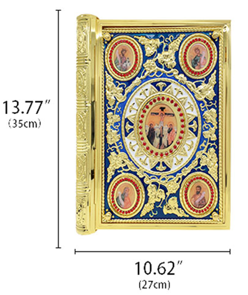Orthodox Bible Book Cover, Zinc Alloy,Large Size 35x27 cm