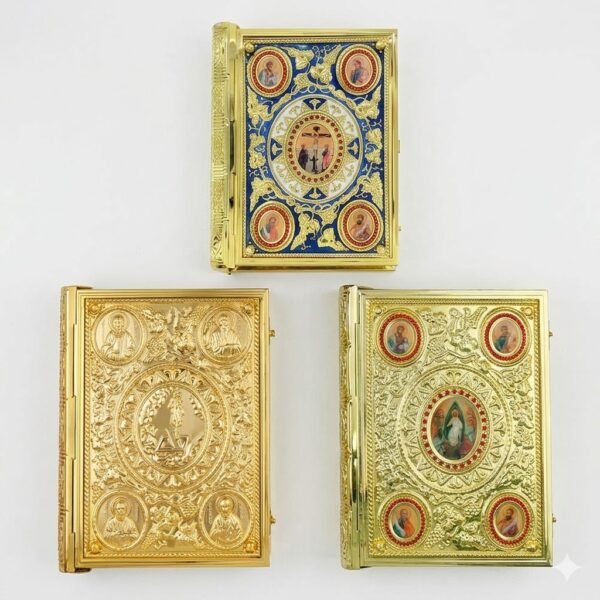 Orthodox Bible Book Cover, Zinc Alloy,Large Size 35x27 cm