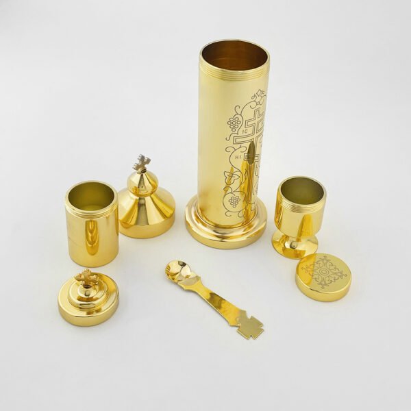 Orthodox Christian Gold-Plated Tabernacle – Sacred Liturgical Reservation House