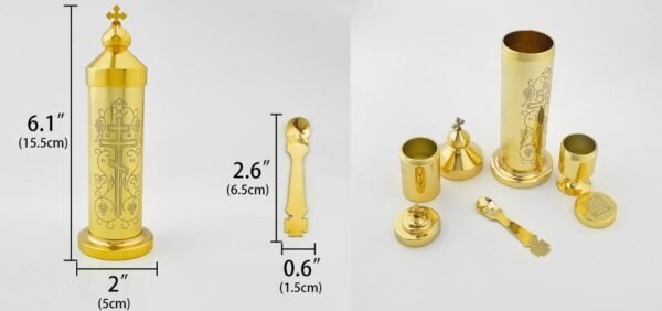 Orthodox Christian Gold-Plated Tabernacle – Sacred Liturgical Reservation House