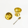 Gold Altar Chalice Cup – Gold Plated Communion & Incense Vessel with Matching Spoon