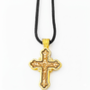 Orthodox Heritage Embellished Cross Pendant Necklace