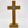 Multiple Size Wood Orthodox Crucifix with Base for Church and Home