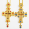 Gold-Plated Bishop & Priest Pectoral Cross – Ornate Orthodox